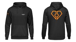 Pulover s kapuco Diamant Esport, 3XL, črna