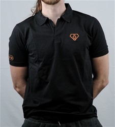 Moška polo majica Diamant Esport, L, črna