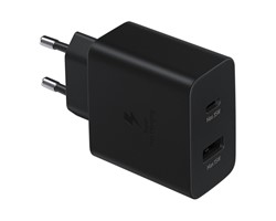 Adapter hitri duo Type-C + Type -A 35W črn