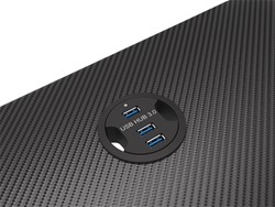 Profesionalna GAMING miza GENESIS HOLM 200 RGB, LED RGB osvetlitev, USB 3.0