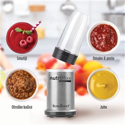 Mešalnik Rosmarino NutriMax PRO infinity, siva