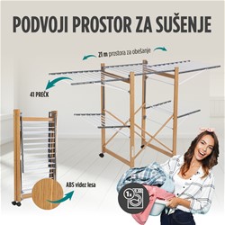 Zložljivo stojalo za sušenje perila Vitapur