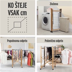 Zložljivo stojalo za sušenje perila Vitapur