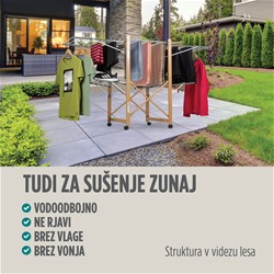 Zložljivo stojalo za sušenje perila Vitapur