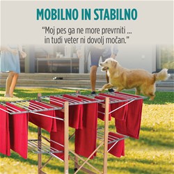 Zložljivo stojalo za sušenje perila Vitapur