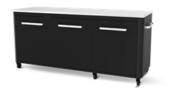 Miza z inox ploščo Cozze 180x60x90 cm (90528)