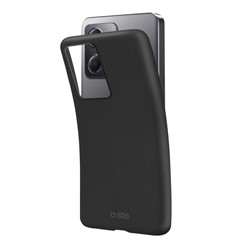 Silikonski ovitek Sensity za Xiaomi Redmi Note 12 črn