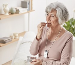 Obesek za teleoskrbo Gigaset DA1450, bela
