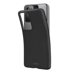 Silikonski ovitek Sensity za Xiaomi Redmi Note 12S črn
