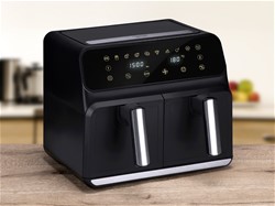 ALPINA DOUBLE cvrtnik/friteza na vroč zrak, XXL, 8L, brez olja, 1700W, digitalen