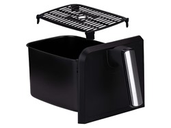 ALPINA DOUBLE cvrtnik/friteza na vroč zrak, XXL, 8L, brez olja, 1700W, digitalen