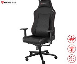 GENESIS NITRO 890 G2 gaming stol, nastavljiva višina/naklon, kolesa CareGLide™