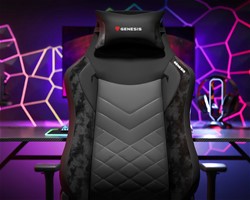 GENESIS NITRO 890 G2 gaming stol, nastavljiva višina/naklon, kolesa CareGLide™