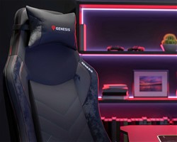 GENESIS NITRO 890 G2 gaming stol, nastavljiva višina/naklon, kolesa CareGLide™