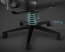 GENESIS NITRO 890 G2 gaming stol, nastavljiva višina/naklon, kolesa CareGLide™
