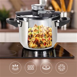 Visokotlačni lonec Rosmarino Pour&Cook 6L