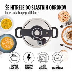 Visokotlačni lonec Rosmarino Pour&Cook 6L