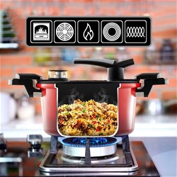 Lonec za kuhanje pod tlakom s pametno pokrovko Rosmarino 5 l - 24 cm