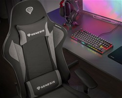 Gaming / pisarniški stol GENESIS NITRO 440 G2, ergonomski, kolesa CareGLide™