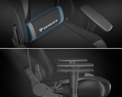 Gaming / pisarniški stol GENESIS NITRO 440 G2, ergonomski, kolesa CareGLide™