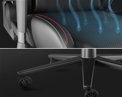 Gaming / pisarniški stol, GENESIS NITRO 550 G2, ergonomski, kolesa CareGLide™