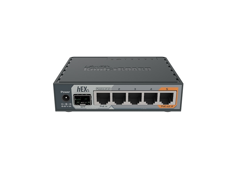 Mikrotik RB760iGS hEX S 5-port Gigabit usmerjevalnik