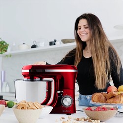 Kuhinjski robot Rosmarino Infinity PRO, 1400W,rdeč