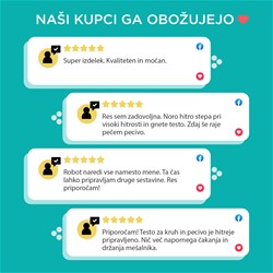 Kuhinjski robot Rosmarino Infinity PRO, 1400W,rdeč