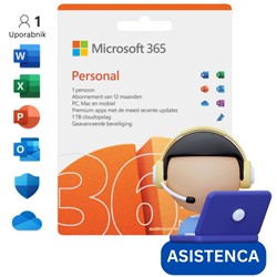 Microsoft Office 365 Personal ESD - 1 letna naročnina + Asistenca 