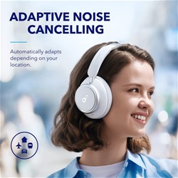 Anker Soundcore Q45 naglavne bluetooth slušalke z ANC bele