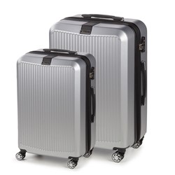 2-delni set kovčkov Scandinavia Carbon Series siv