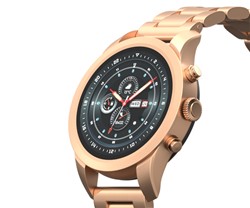 Pametna ura FOREVER Verfi SW-800, 1.3-palčni AMOLED zaslon, Rose Gold