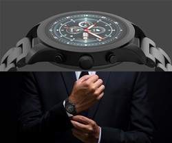 Pametna ura FOREVER Verfi SW-800, 1.3-palčni AMOLED zaslon, Carbon Black