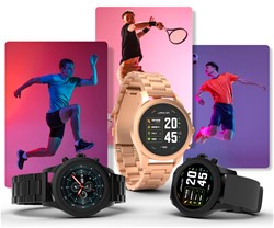 Pametna ura FOREVER Verfi SW-800, 1.3-palčni AMOLED zaslon, Carbon Black