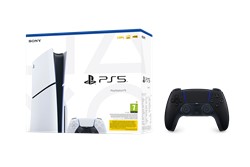 Igralna konzola PlayStation 5 Slim + dodaten DualSense kontroler (črn)