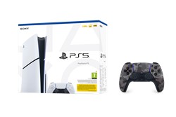 Igralna konzola PlayStation 5 Slim + dodaten DualSense kontroler (siv)