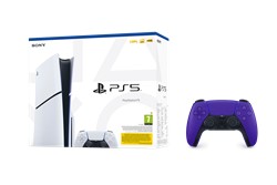 Igralna konzola PlayStation 5 Slim + dodaten DualSense kontroler (vijoličen)