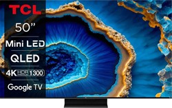 Mini LED QLED TV TCL50C805, 127cm (50´), Google TV, 4K HDR Premium 1300