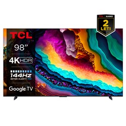 LED TV TCL 98P745, 249 cm (98''), 4K HDR, Android, Google TV, Wi-fi