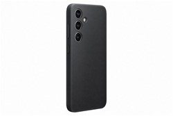 Ovitek za Samsung Galaxy S24 Vegan Leather, črn