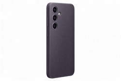 Ovitek za Samsung Galaxy S24 Vegan Leather, temno vijolični