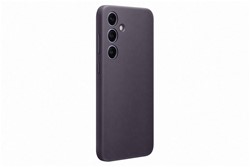 Ovitek za Samsung Galaxy S24+ Vegan Leather, temno vijolični