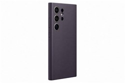 Ovitek za Samsung Galaxy S24 Ultra Vegan Leather, temno vijolični