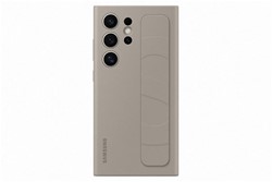 Ovitek s stojalom za Samsung Galaxy S24 Ultra, sivo-rjava