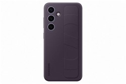 Ovitek s stojalom za Samsung Galaxy S24, temno vijolični