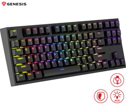 GENESIS THOR 404 TKL gaming tipkovnica, mehanska, RGB LED osvetlitev, črna