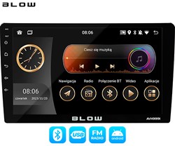 Avtoradio BLOW AVH9991, 1 DIN, Android 12, FM Radio, RDS, Bluetooth, 4x50W, LCD