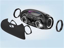 Prenosni zvočnik MANTA SPK320, Bluetooth 5.3, 120W, baterija, Eclipse Black