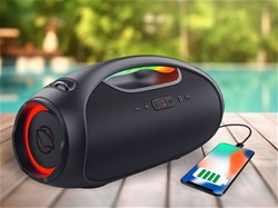 Prenosni zvočnik MANTA SPK320, Bluetooth 5.3, 120W, baterija, Eclipse Black