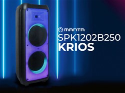 Prenosni karaoke zvočnik MANTA SPK1202B250 KRIOS, Bluetooth 5.0